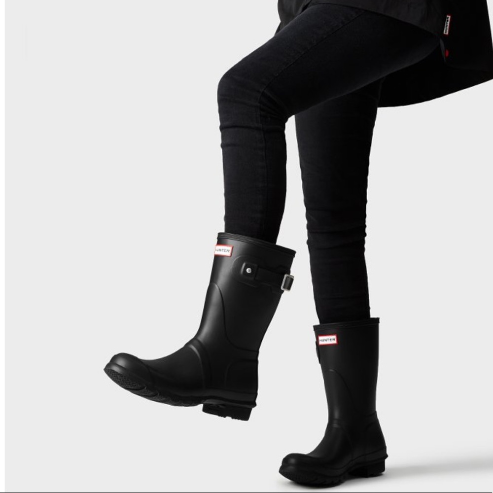 Women’s Original Short Hunter Rain Boots Size 8